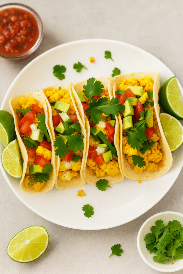 Vegan Scrambled Tofu Taco