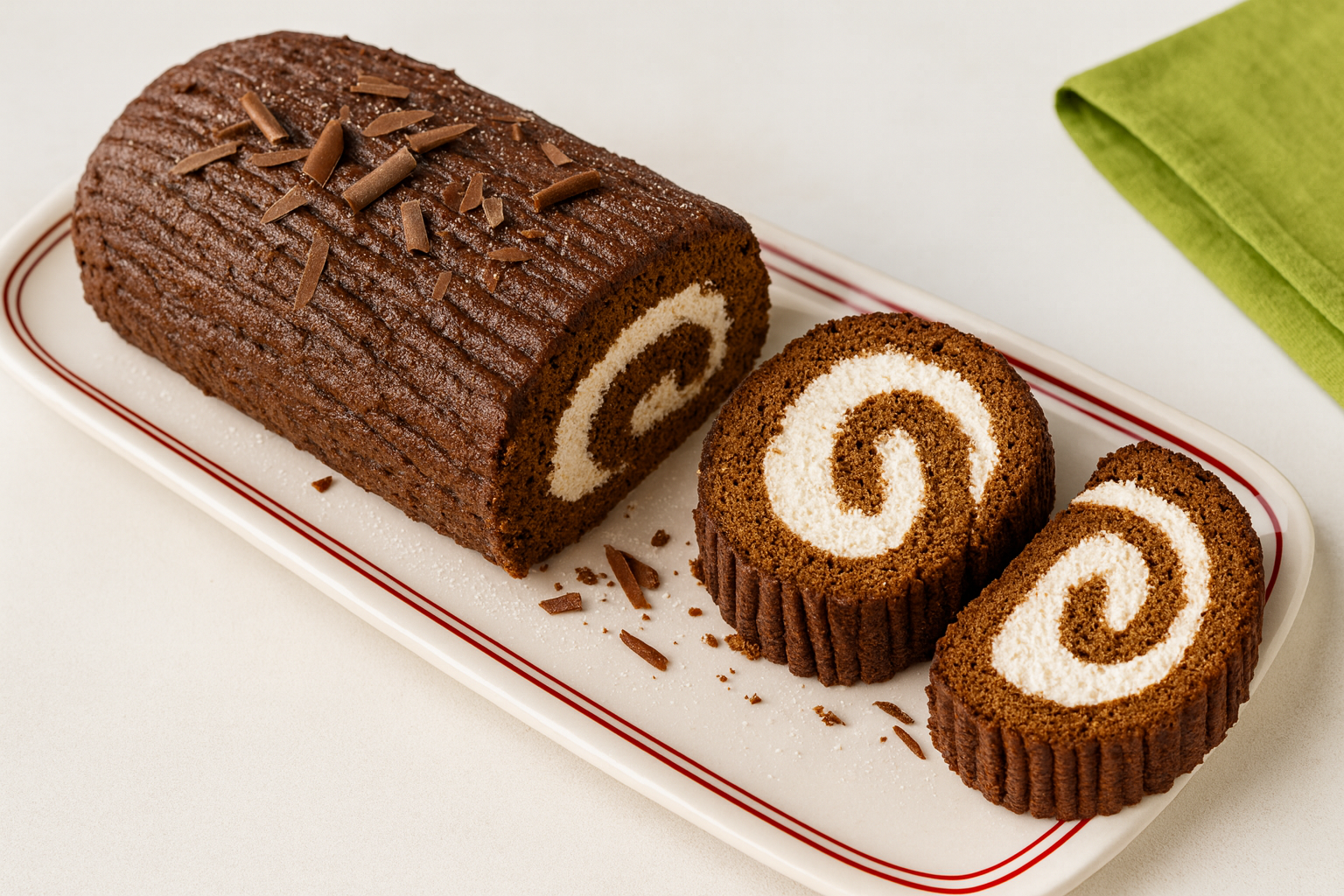Mocha Yule Log (Best Chocolate Holiday Roll Cake)