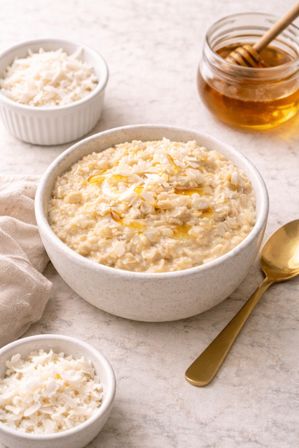 Cozy Honey Coconut Oats for Snowy Nights